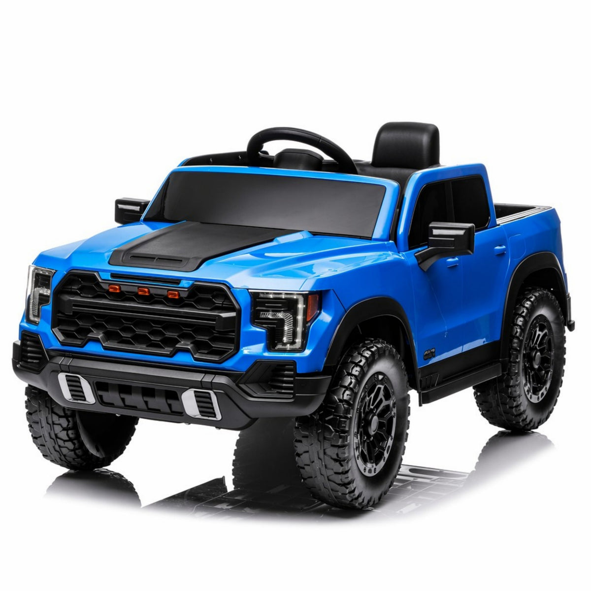 12V Kids  Ride On Car with Remote Control, Slow Start, 4-Wheel Shock Absorption, Electric Vehicle for Boys Girls with Music, Lights and Openable Doors,Swing Function