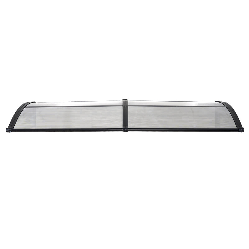 Awnings for Door Entrance, 38 x 78 in, Exterior Front Door Window Awnings with Drainage & ABS Bracket, Rain Snow Sun Protection, Overhang Polycarbonate Door Canopy for Porch Patio, Clear