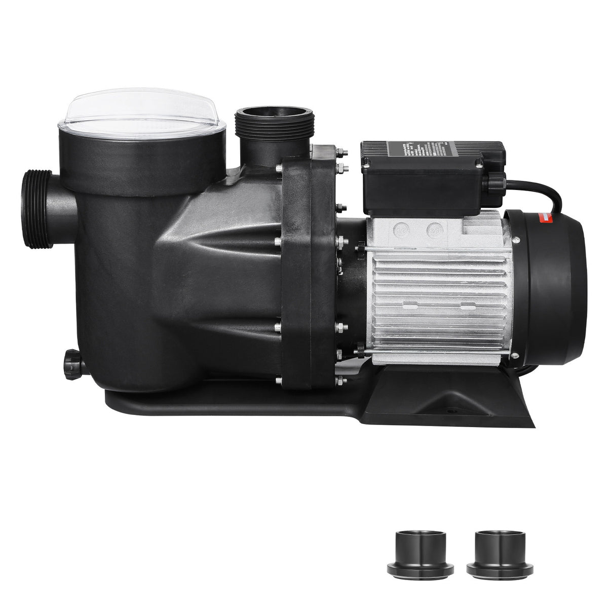 Above Ground Pool Pump, 3 HP, 149 GPM Max Flow Single Speed Swimming Pool Pump, 220V 3450 RPM 42 ft Max Head Lift with PP Shell Strainer Basket, 122°F Max Water Temp, for Hot Tubs Spas, No Plug