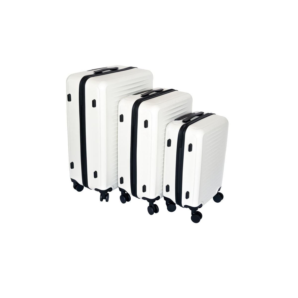 Luggage 3 Piece Sets, Hard Shell Lightweight Carry On Suitcase With Spinner Wheels Travel Set For Men Women (20/24/28)