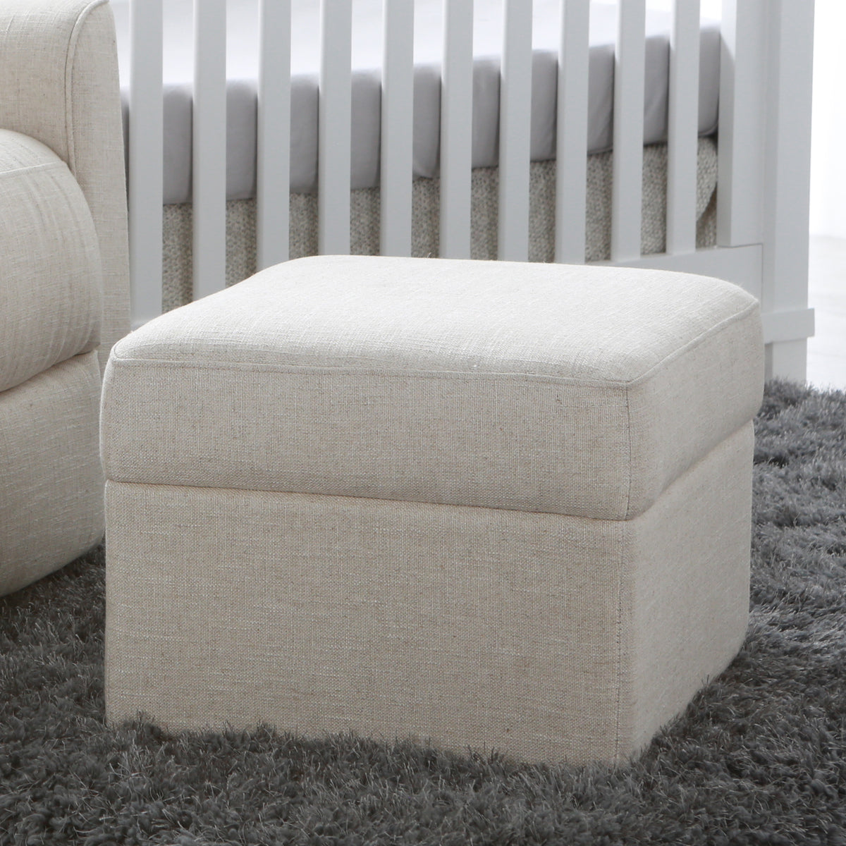 Soho Ottoman in Canvas