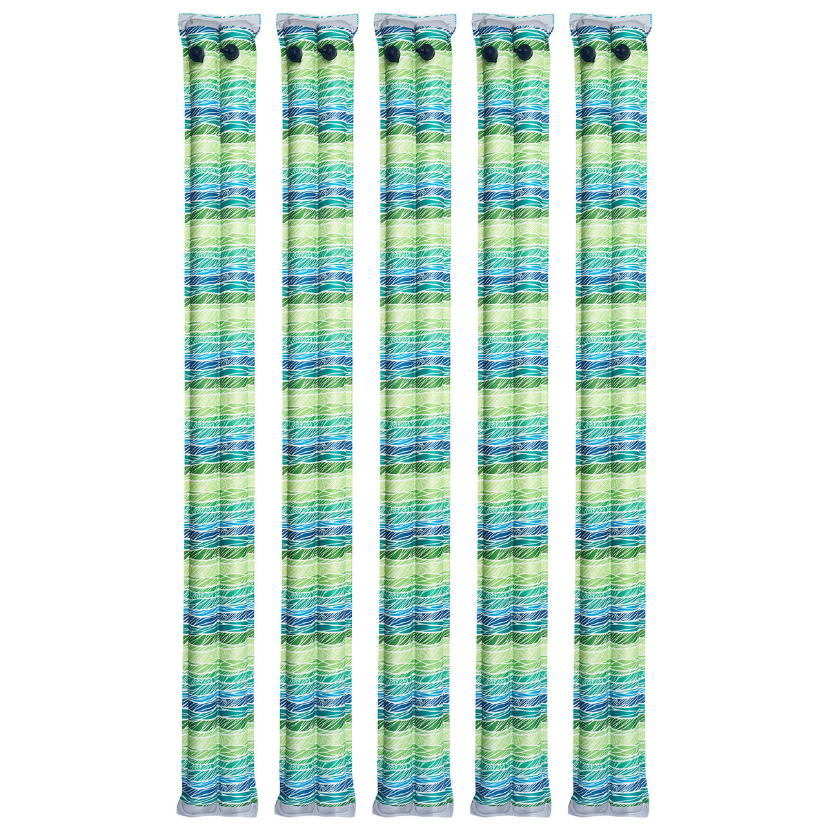 28 Gauge Reflective Double Chamber Water Bags Tubes for Pool Cover 5Packs 8ft