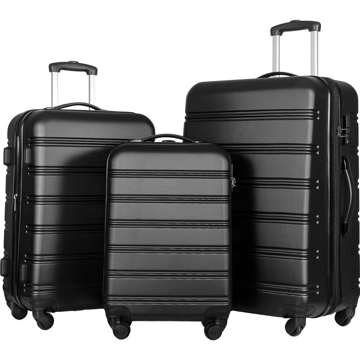 3 Piece Luggage Set Hardside Spinner Suitcase with TSA Lock 20' 24' 28' Available