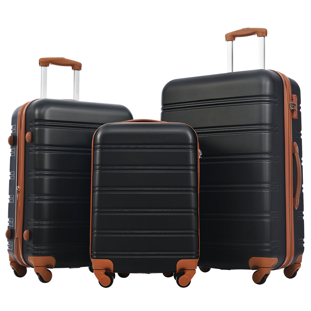 3 Piece Luggage Set Hardside Spinner Suitcase with TSA Lock 20' 24' 28' Available