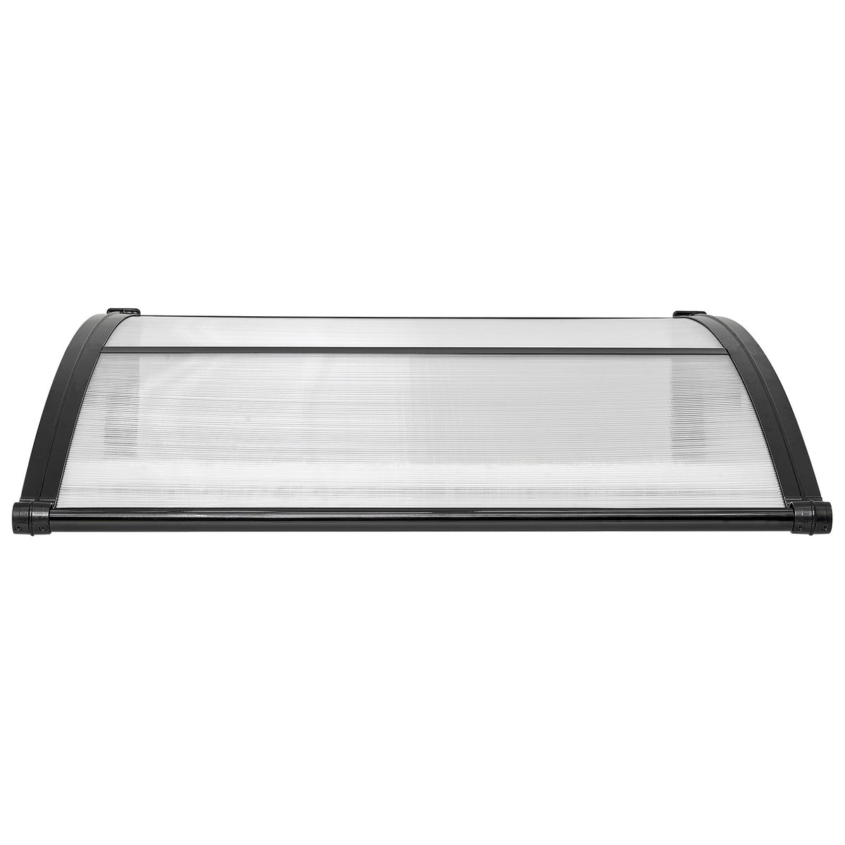 Awnings for Door Entrance, 38 x 40 in, Exterior Front Door Window Awnings with Drainage & ABS Bracket, Rain Snow Sun Protection, Overhang Polycarbonate Door Canopy for Porch Patio, Clear