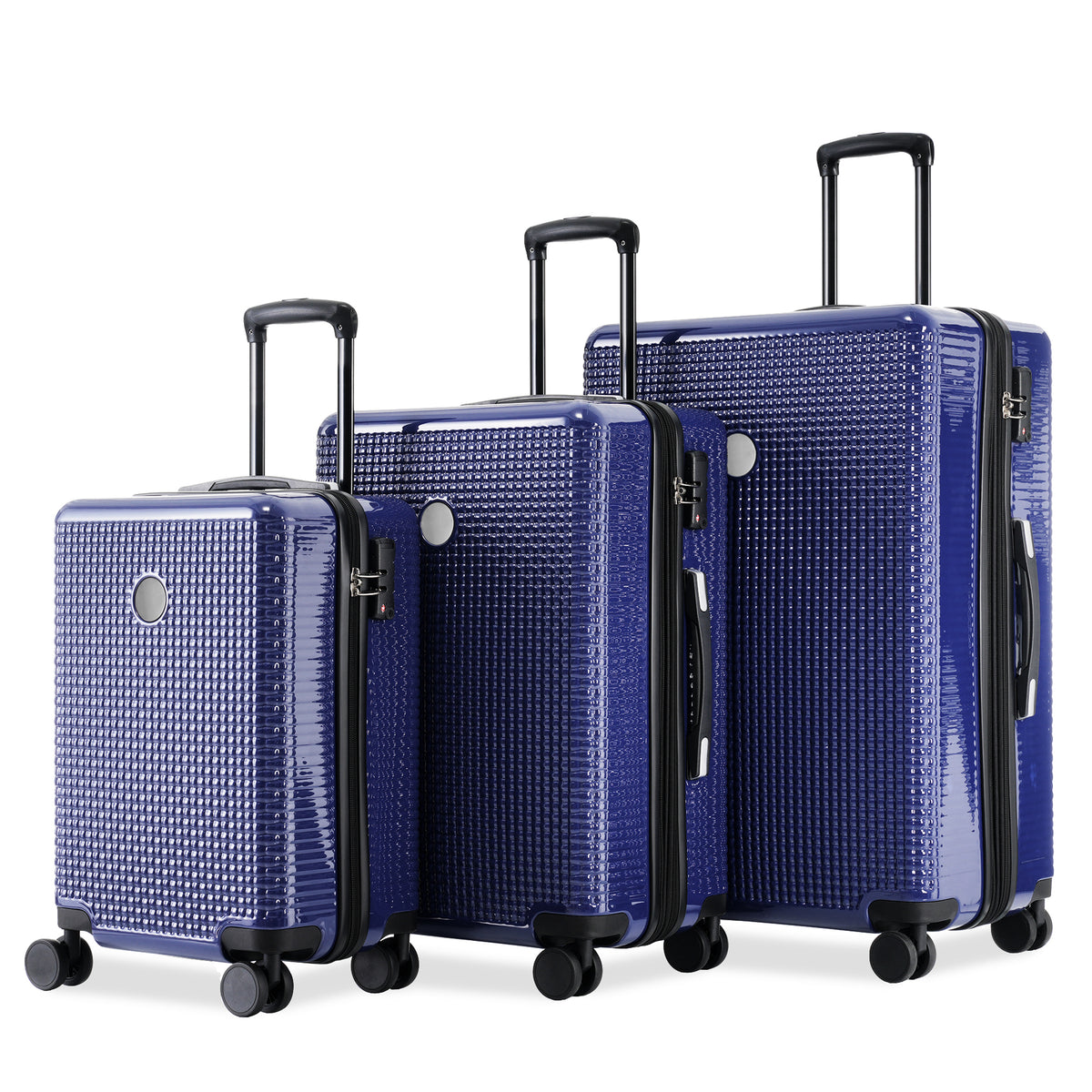 Luggage Sets 3 Piece Hardshell Suitcases with Wheels, Lightweight Expandable Travel Luggage with TSA Lock, Carry-on, Checked Luggage(20inch 24inch 28inch)