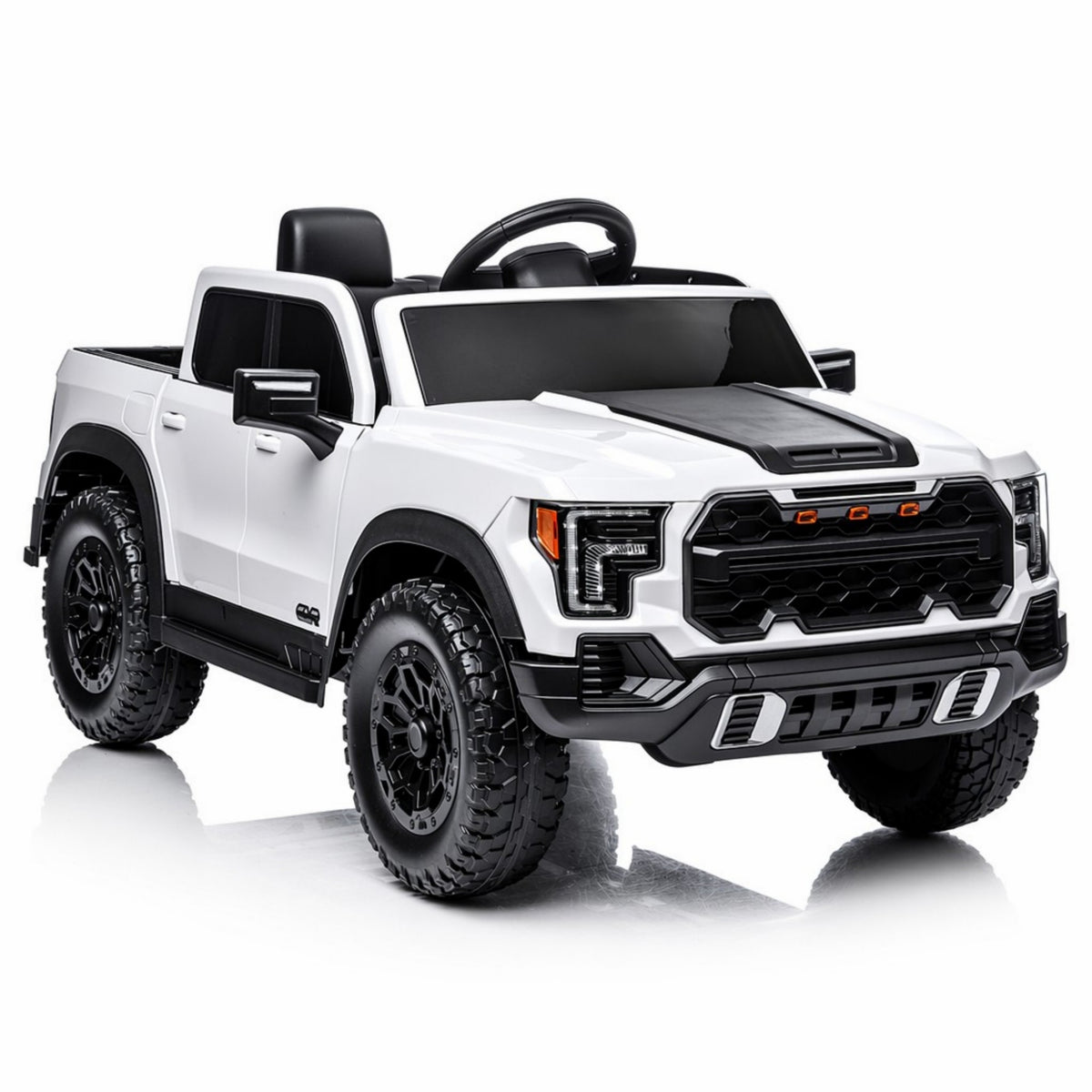 12V Kids Ride On Car with Remote Control, Slow Start, 4-Wheel Shock Absorption, Electric Vehicle for Boys Girls with Music, Lights and Openable Doors,Swing Function