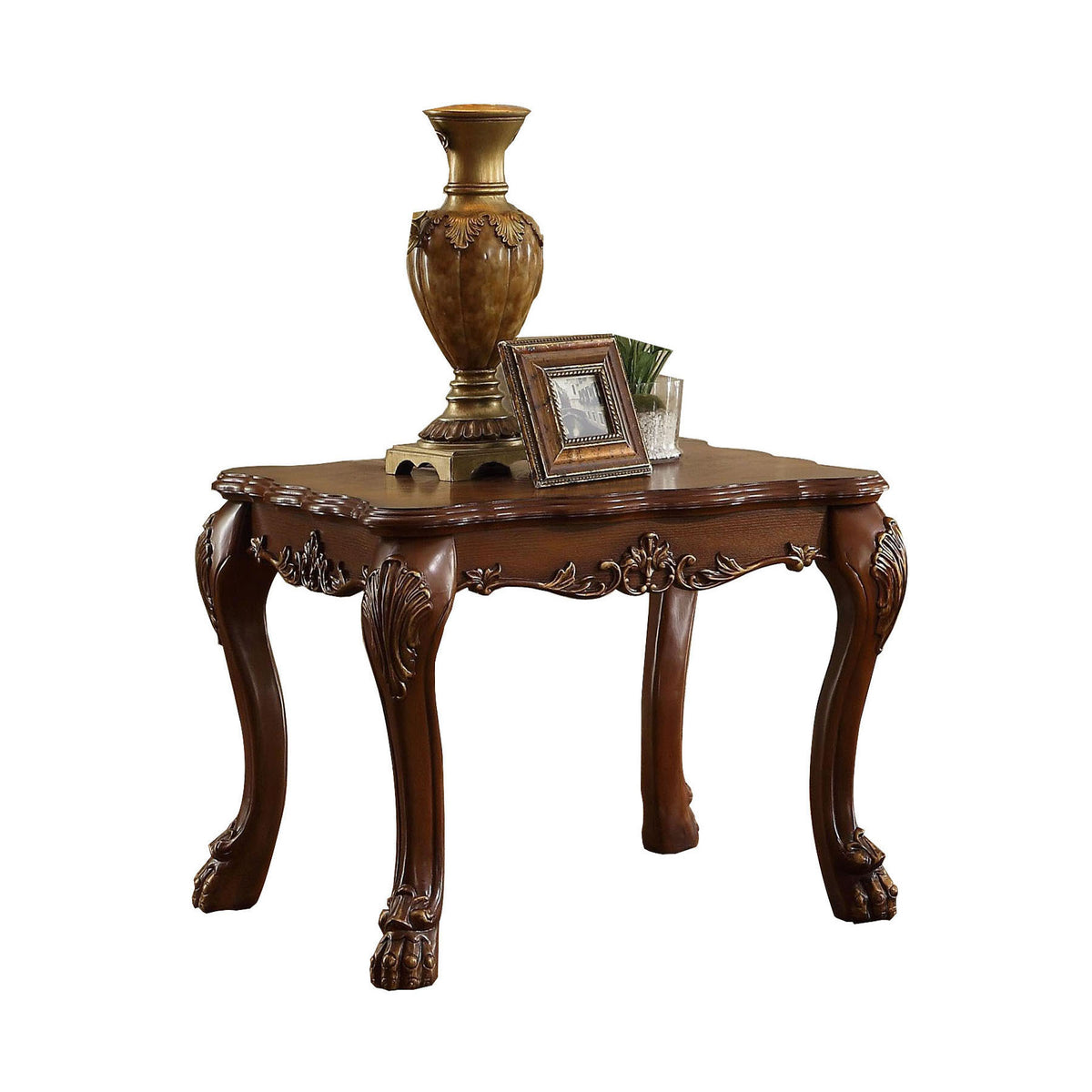 Cherry Oak Square End Table