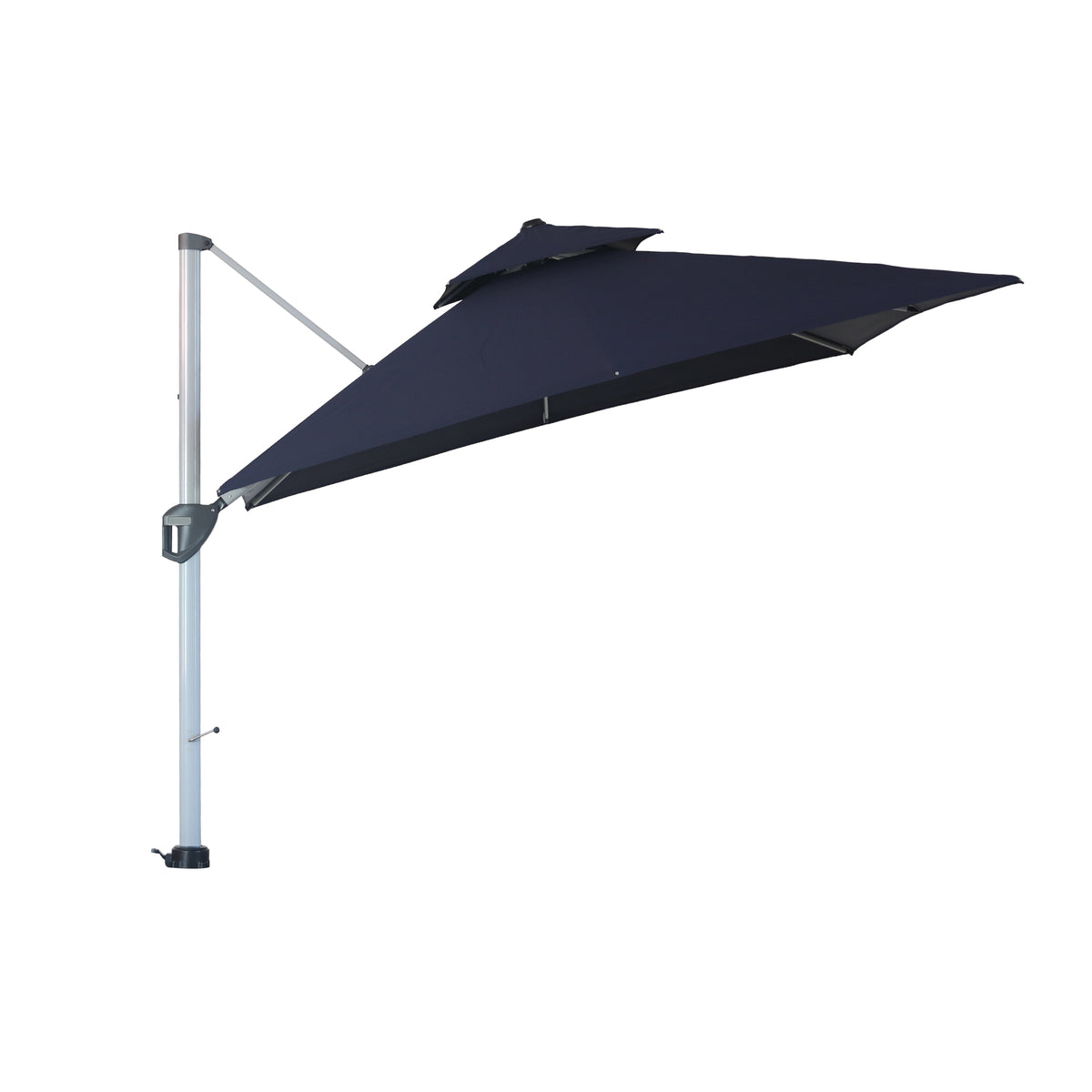10ft Patio Cantilever Octagonal Outdoor Umbrella With Umbrella Cover