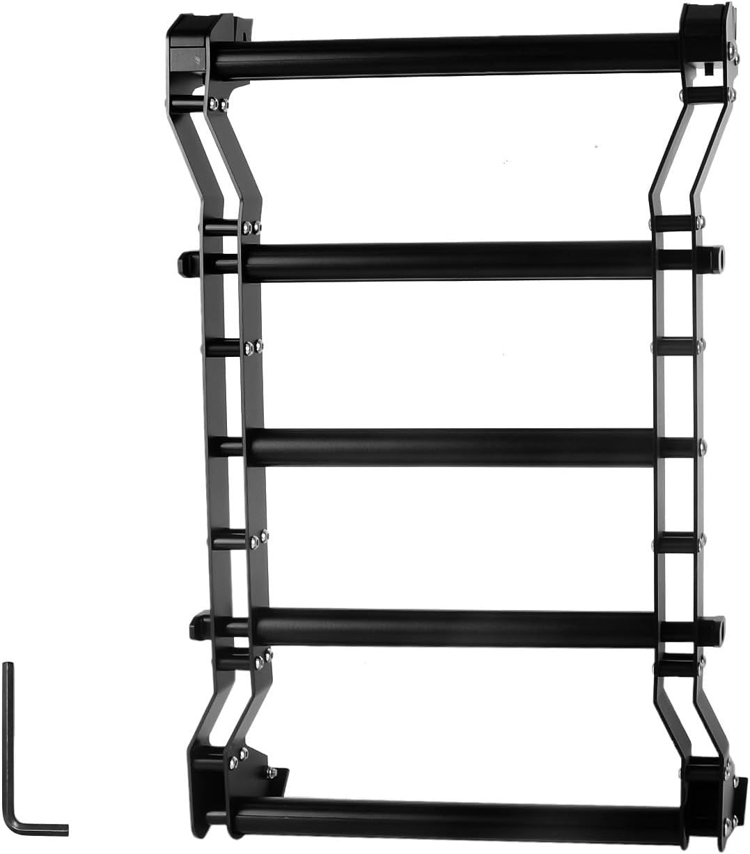 20269 Rear Window Ladder for 2018-2025 Jeep Wrangler JL JLU 2 Door 4 Door Luggage Ladder Rack Multifunctional Flank Kit
