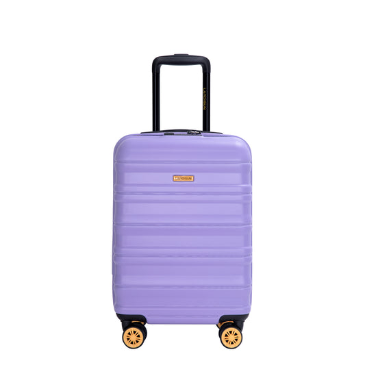 Carry On Luggage  Airline Approved18.5' Carry On Suitcase With TSA Approved Carry On Luggage With Wheels Carry on Bag Hard Shell Suitcases, LIGHT PURPLE