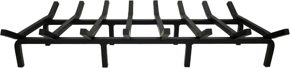 Fireplace Grate,Fireplace Log Holder,Heavy Duty Solid Cast Iron FIrewood Log Burning Rack for Inside The Fireplace Accessories Outood Fire Pit Kindling Fireplace Tools (33 inch)