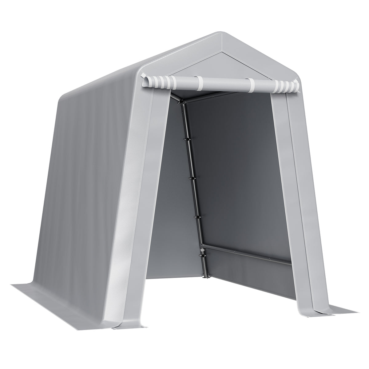 Outdoor Storage Shelter Shed 6x8 ft Waterproof Portable Canopy Carport Tent