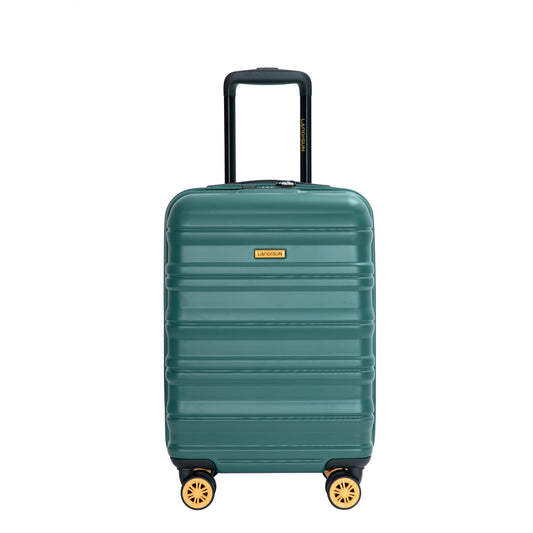 Carry On Luggage  Airline Approved18.5' Carry On Suitcase With TSA Approved Carry On Luggage With Wheels Carry on Bag Hard Shell Suitcases, DARK GREEN
