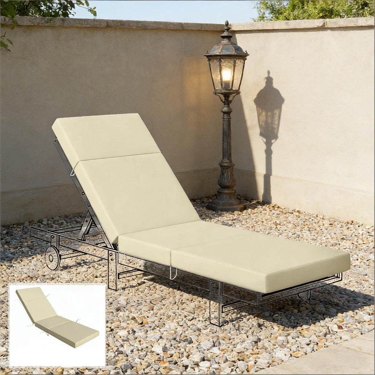 Soft Lounge Chair Cushion,Lounge Chair Cushion,Patio Lounge Chair Cushion(Only Cushion)