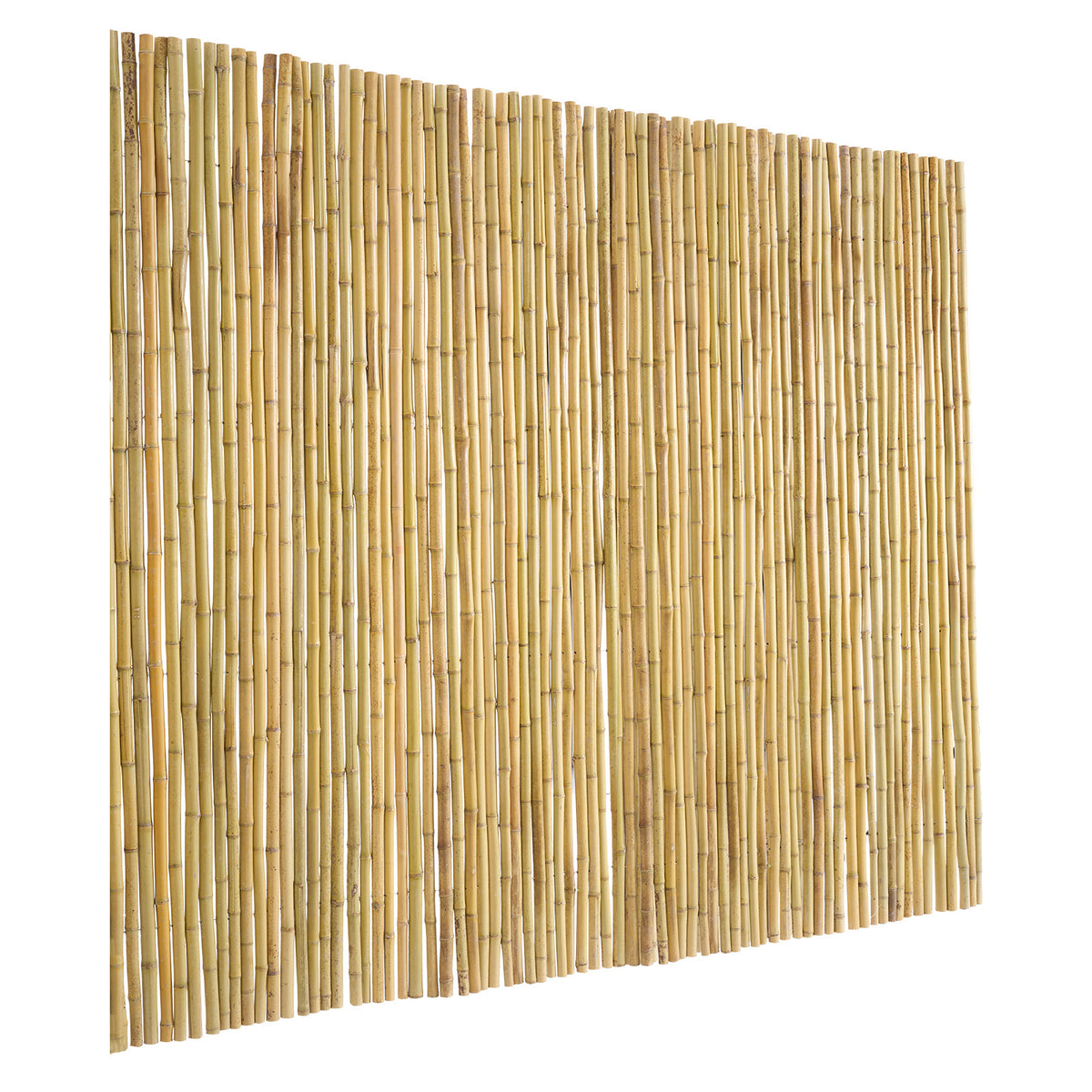 Natural Rolled Bamboo Fence, Eco-Friendly Bamboo Privacy Fence 6 ft H x 8 ft L x 0.75 in D. , Decorative Bamboo Privacy Screen for Garden, Backyard, Balcony, Patio, Pool Side