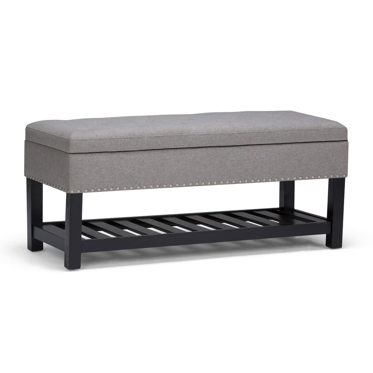 Lomond - Storage Ottoman Bench - Dove Grey