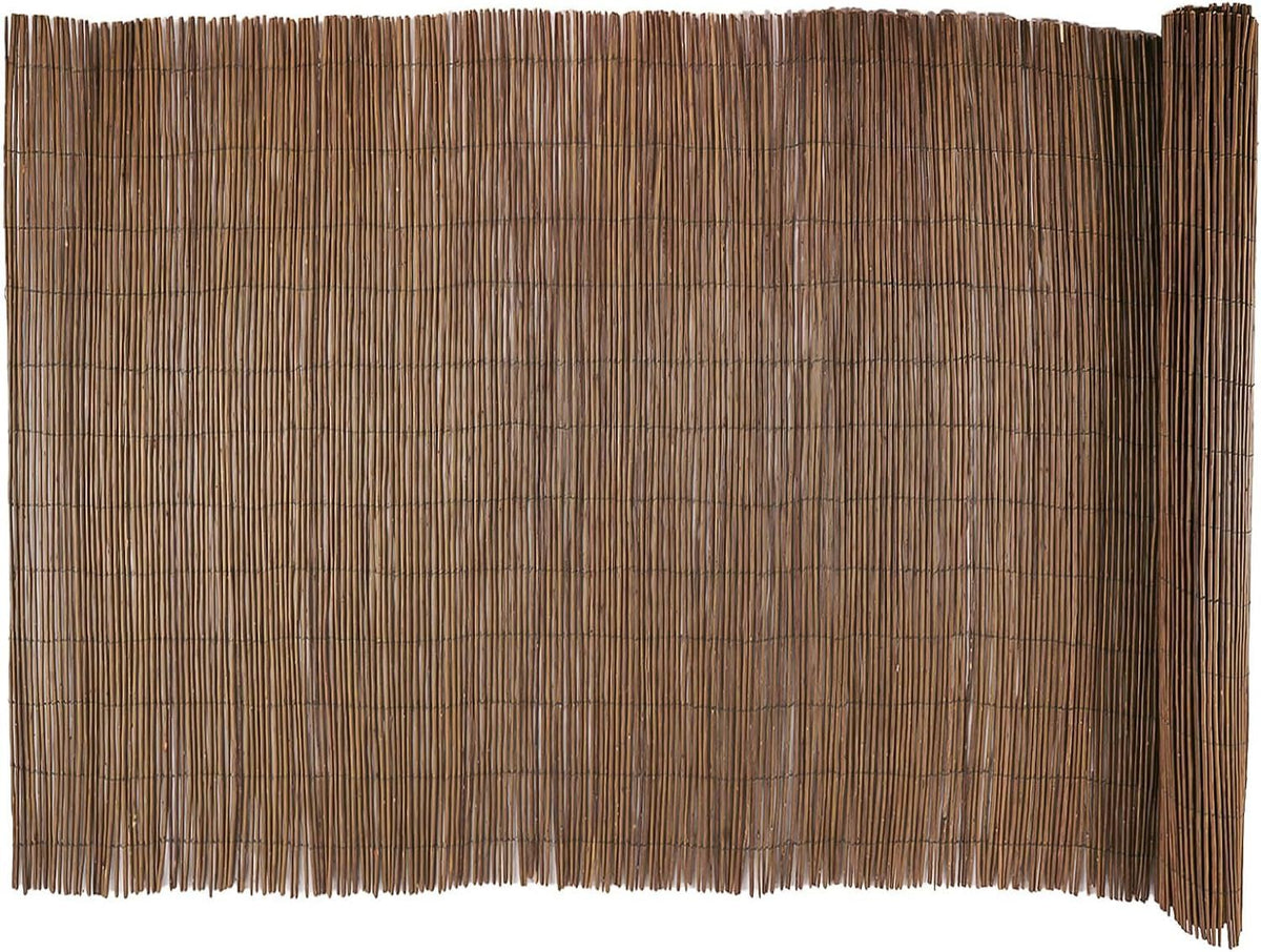 Natural Willow Fence Roll, 6FT x 14FT Outdoor Privacy Screen /Eco-Friendly Willow Fencing Panel for Garden, Balcony, Backyard and Patio Decor