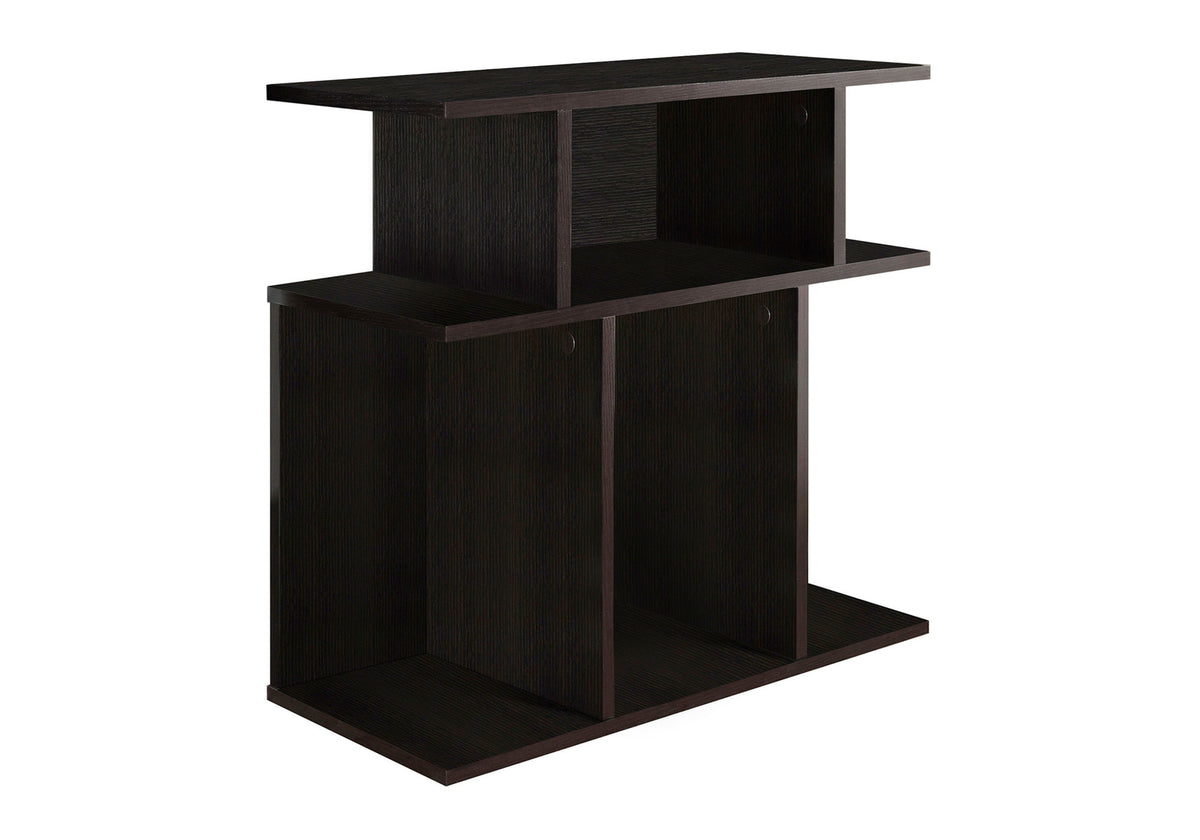 Accent Table, Side, End, Nightstand, Lamp, Living Room, Bedroom, Brown Laminate, Contemporary, Modern