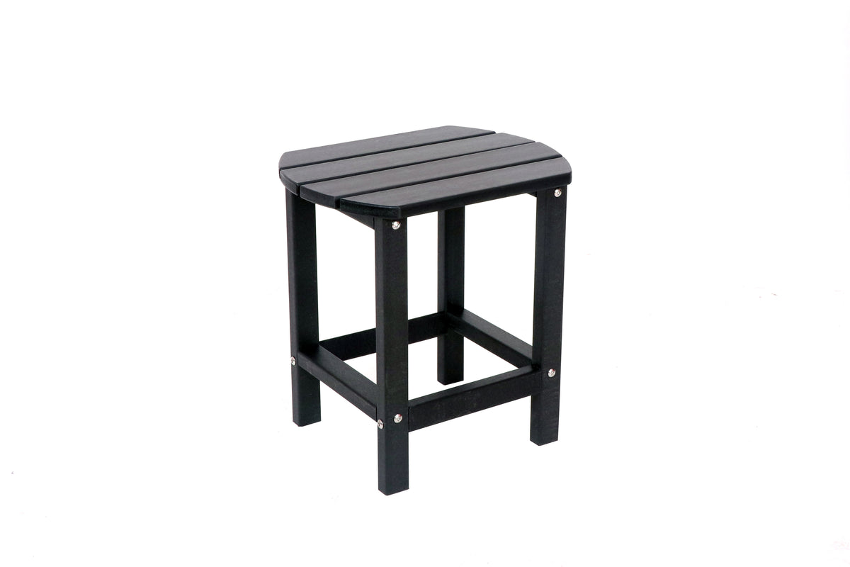 Adirondack Square Outdoor Side Table,Patio Side Table, HDPE End Tables for Backyard Pool Porch Garden Lawn
