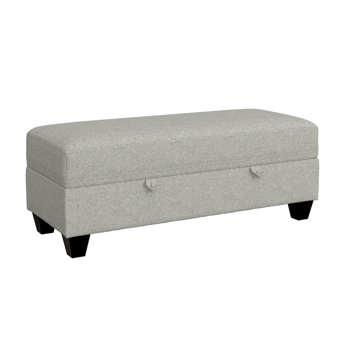 Drason Gray Storage Ottoman